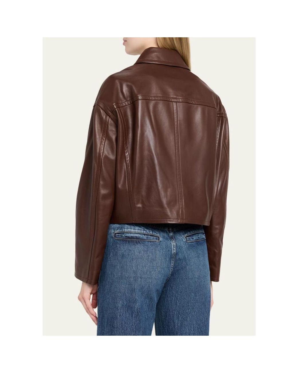 A.L.C. Brown Brooks Leather Jacket