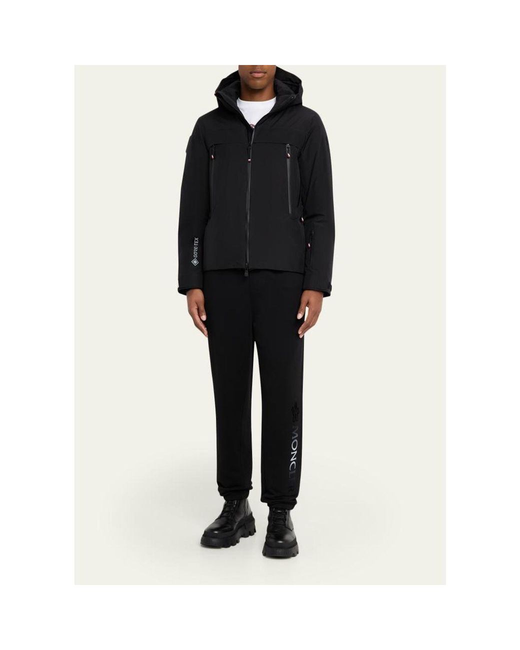 Moncler Black Grenoble Balmhorn Down Jacket for men
