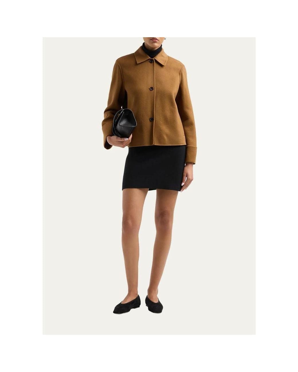 Theory Natural Boxy Cuffed Jacket