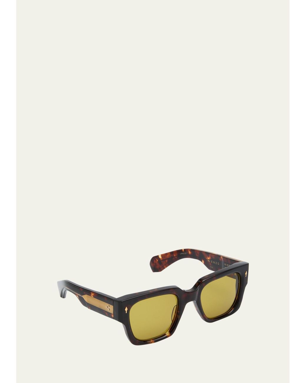 Jacques Marie Mage Enzo Acetate Square Sunglasses in Natural for Men Lyst