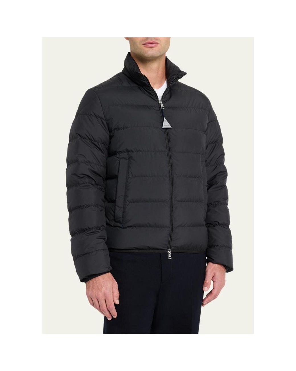 Moncler Blue Baudinet Puffer Jacket for men