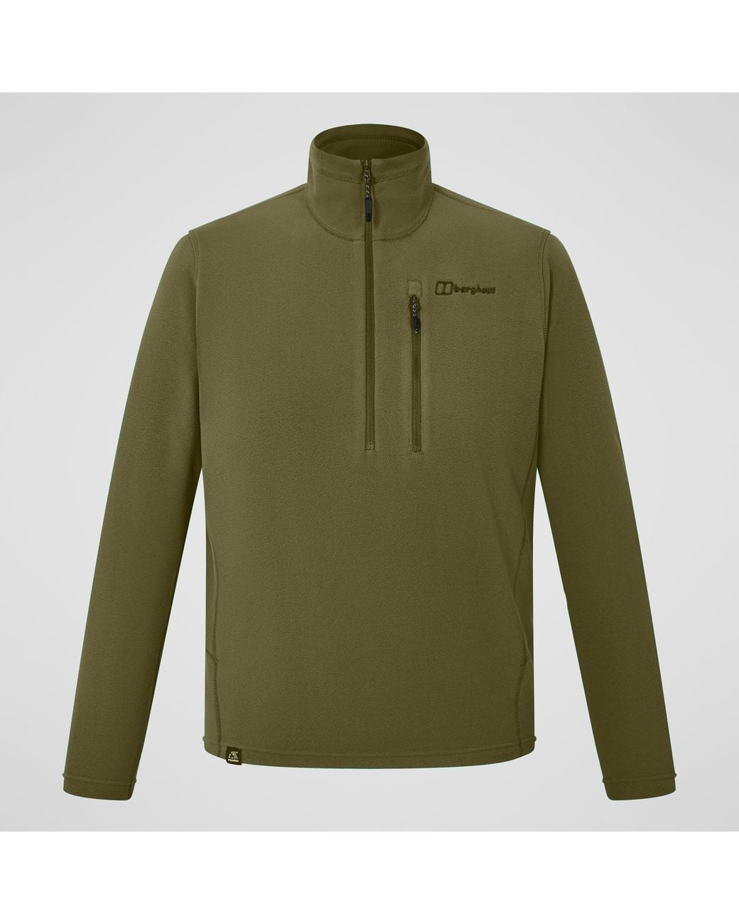 Berghaus Green Prism Micro Half Zip Polartec Fleece for men
