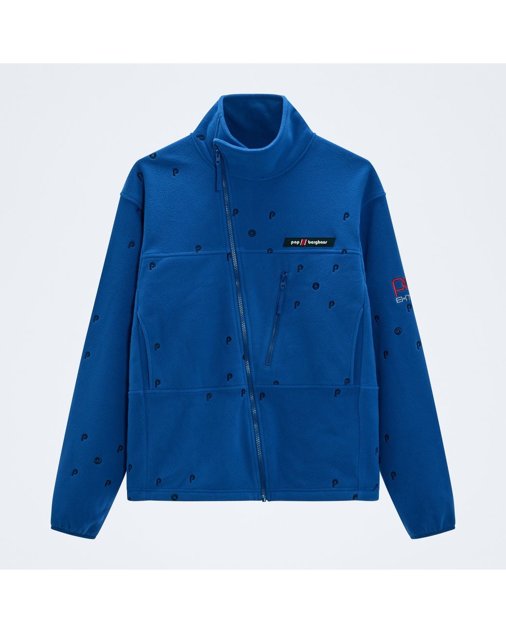 Berghaus Blue Lhoste X Pop Trading Full Zip Fleece for men