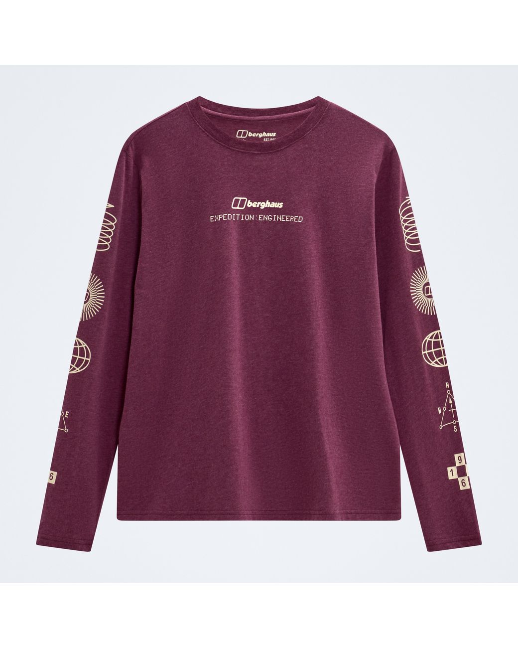 Berghaus Purple Exped Essential Long Sleeve Tee