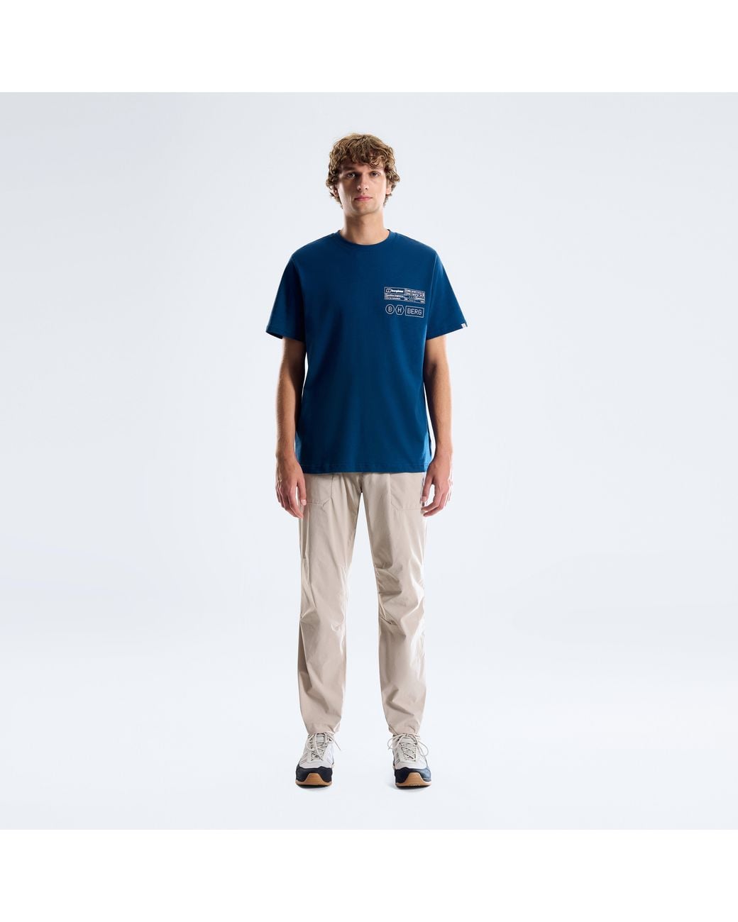 Berghaus Blue Info Stamp T-Shirt for men