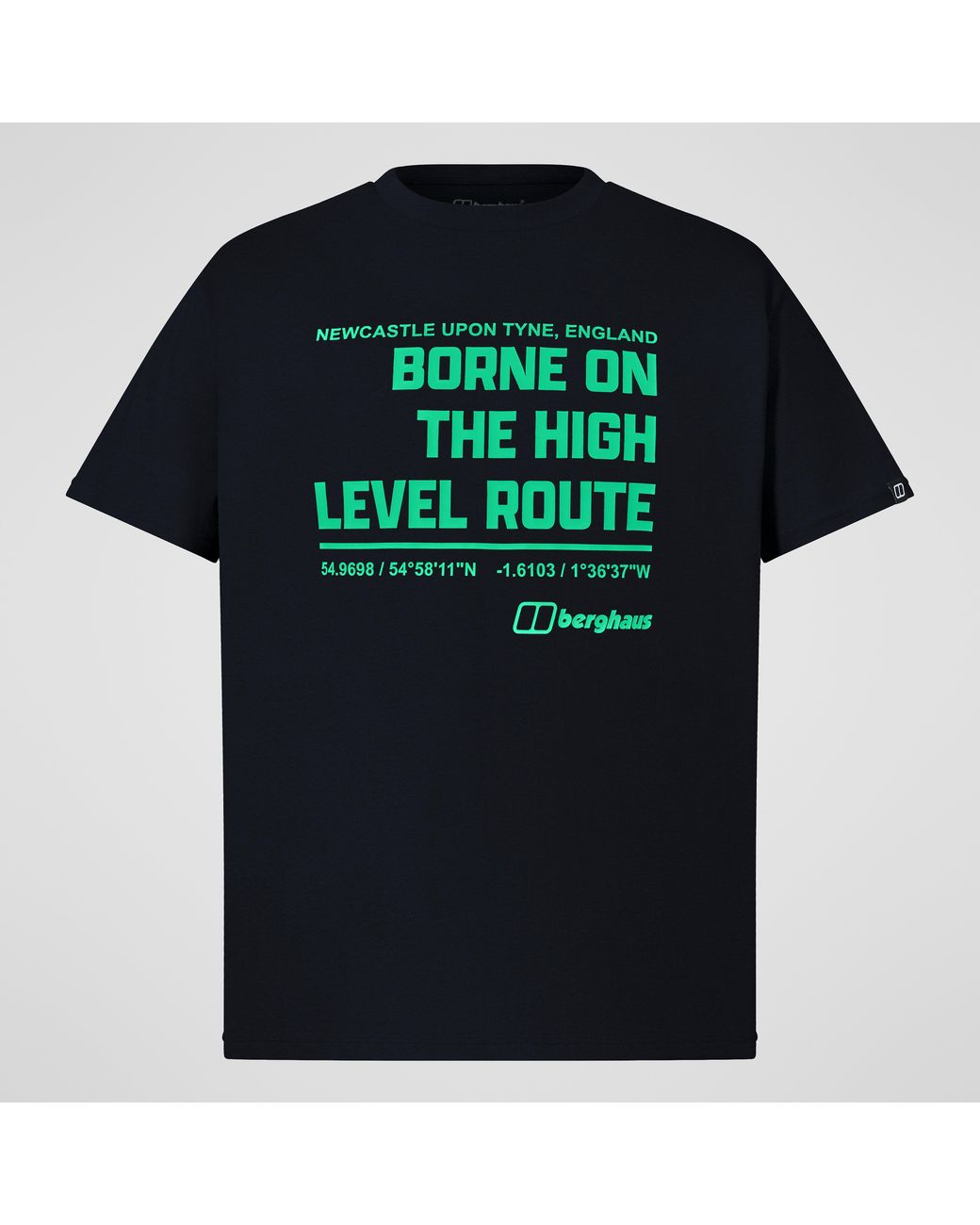 Berghaus Black High Level Route Tee for men