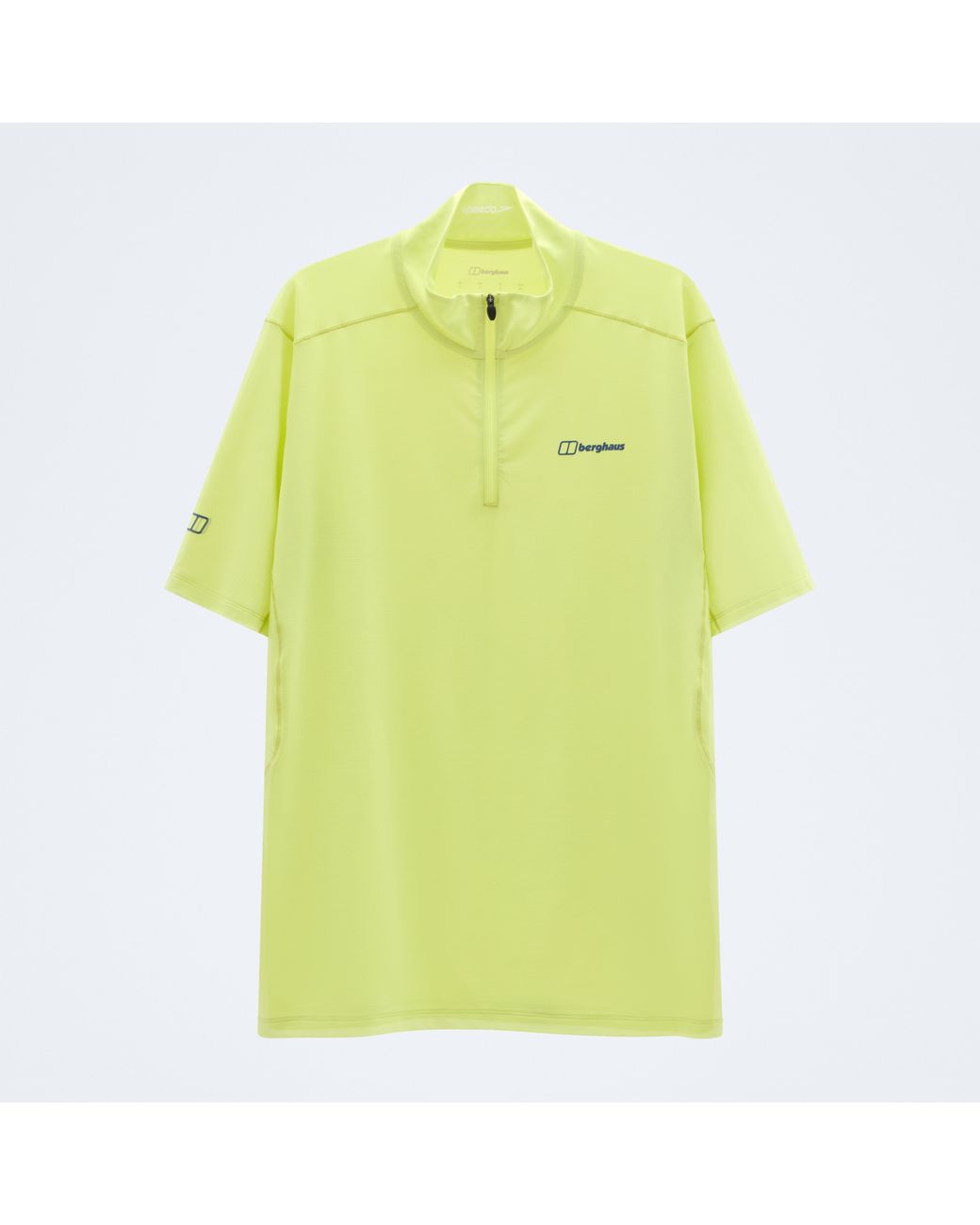 Berghaus Yellow Bowburn Half Zip Tech Tee for men