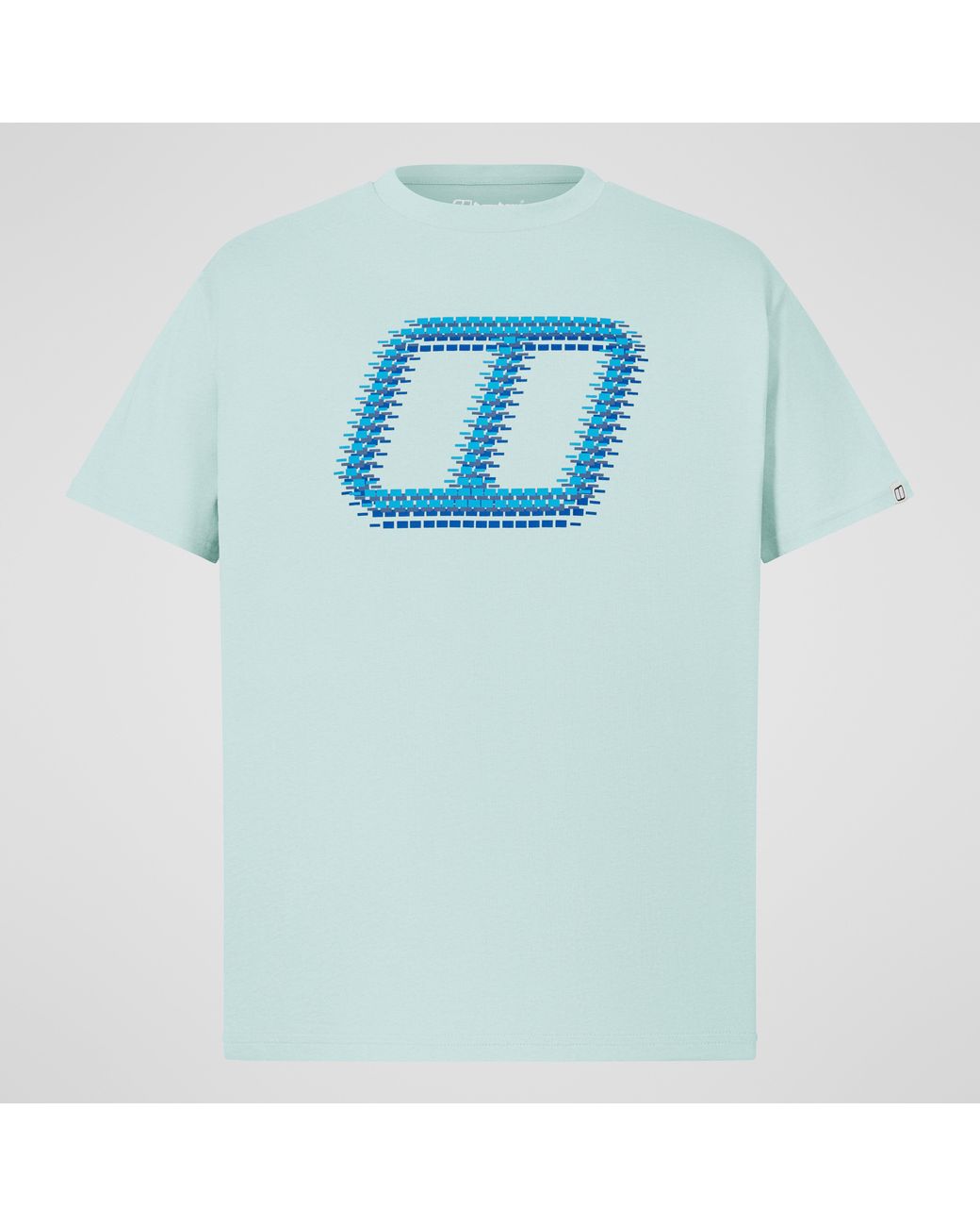 Berghaus Blue Glitched Blocks Tee for men