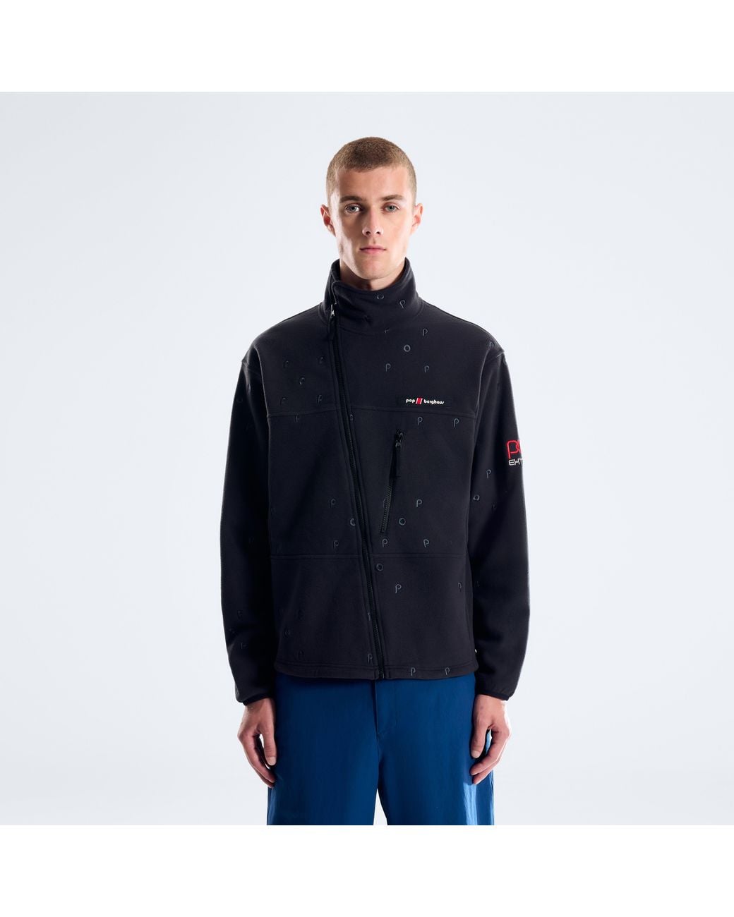 Berghaus Blue Lhoste X Pop Trading Full Zip Fleece for men