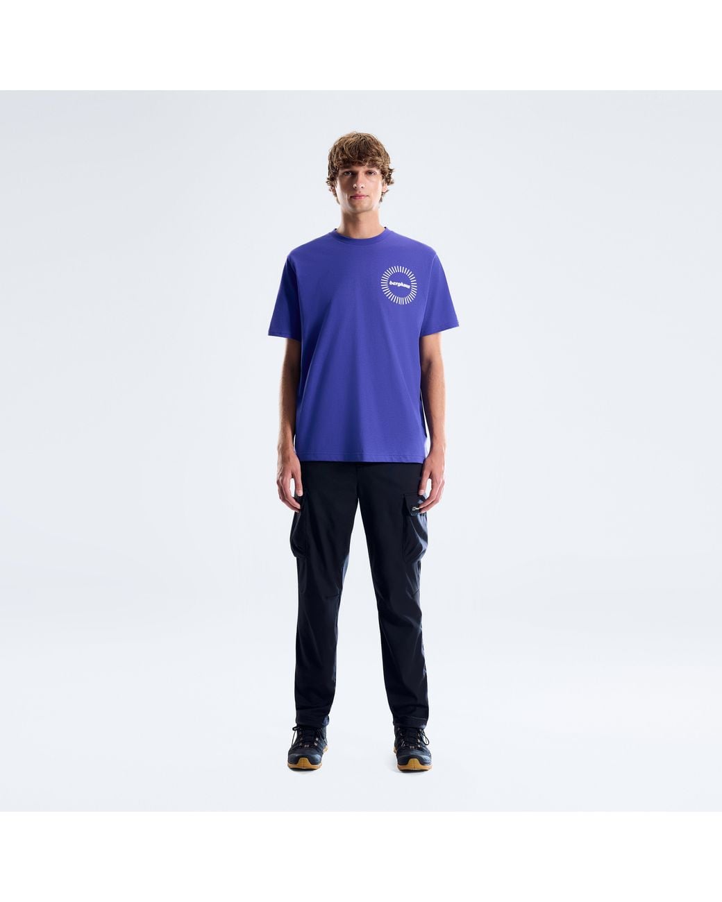 Berghaus Blue Radial T-Shirt for men