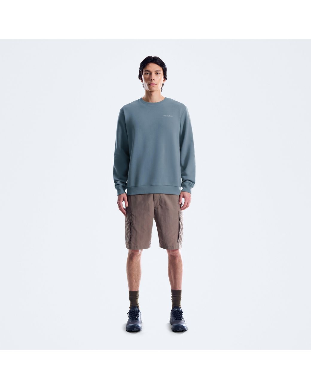 Berghaus Blue Logo Crew Sweater for men