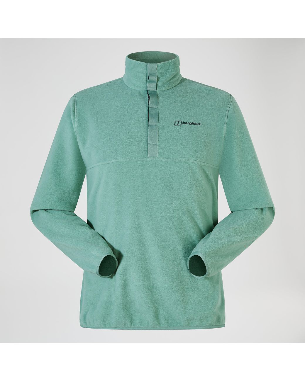 Berghaus Green Felltop Snap Fleece Pullover for men