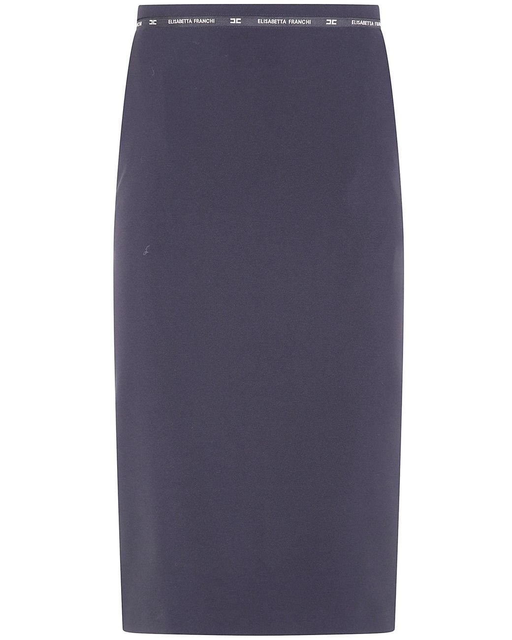 Elisabetta Franchi Blue Pencil Skirt