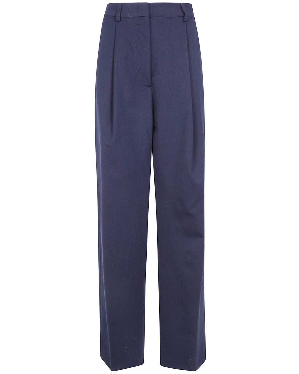 Thelatest Blue Wide-Leg Trousers "E-Axel"