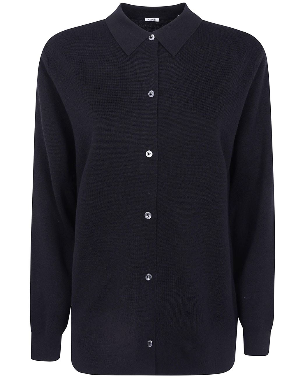 Aspesi Black High Neck Jumper