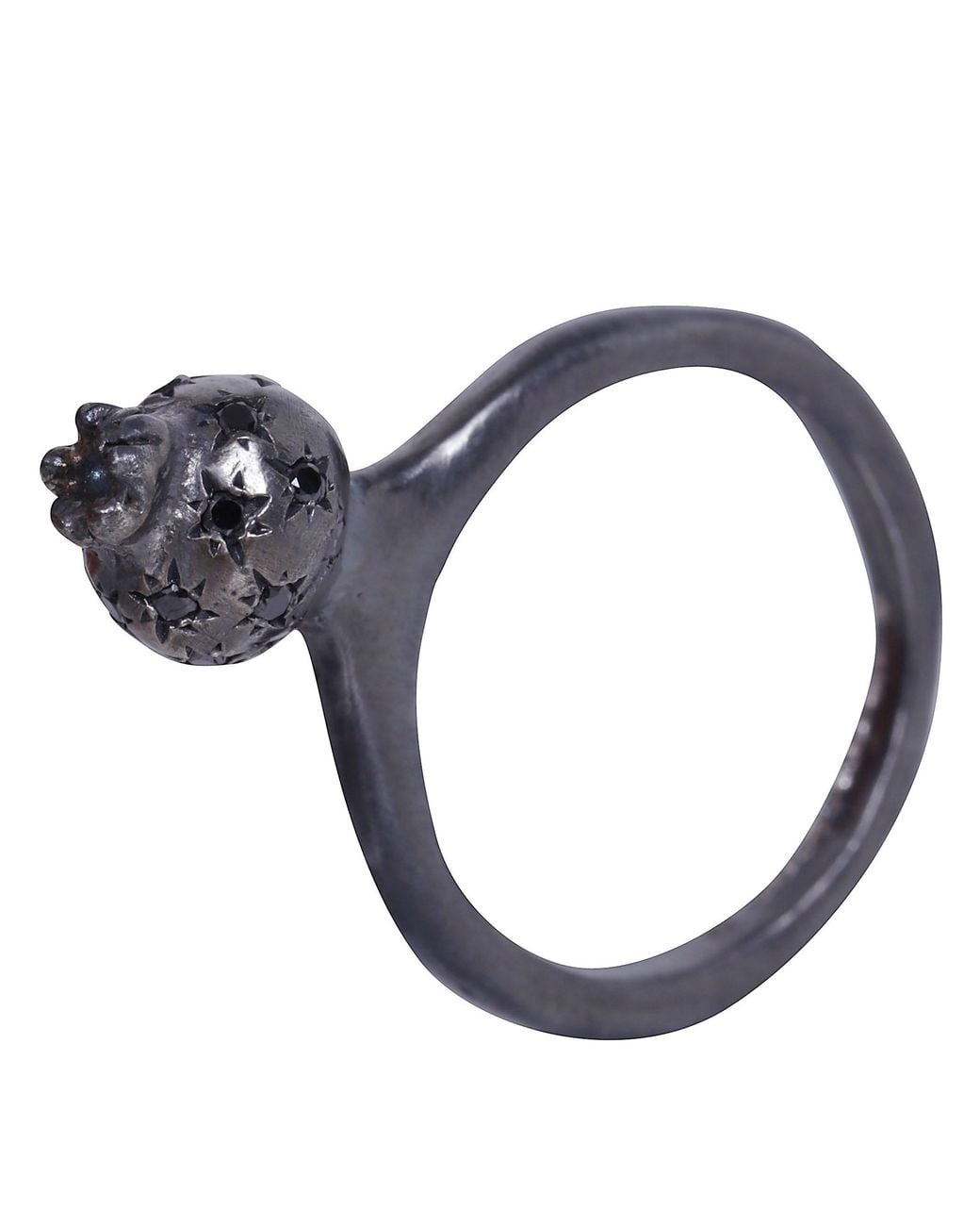 Rosa Maria Blue Ring Round "Eriko R"
