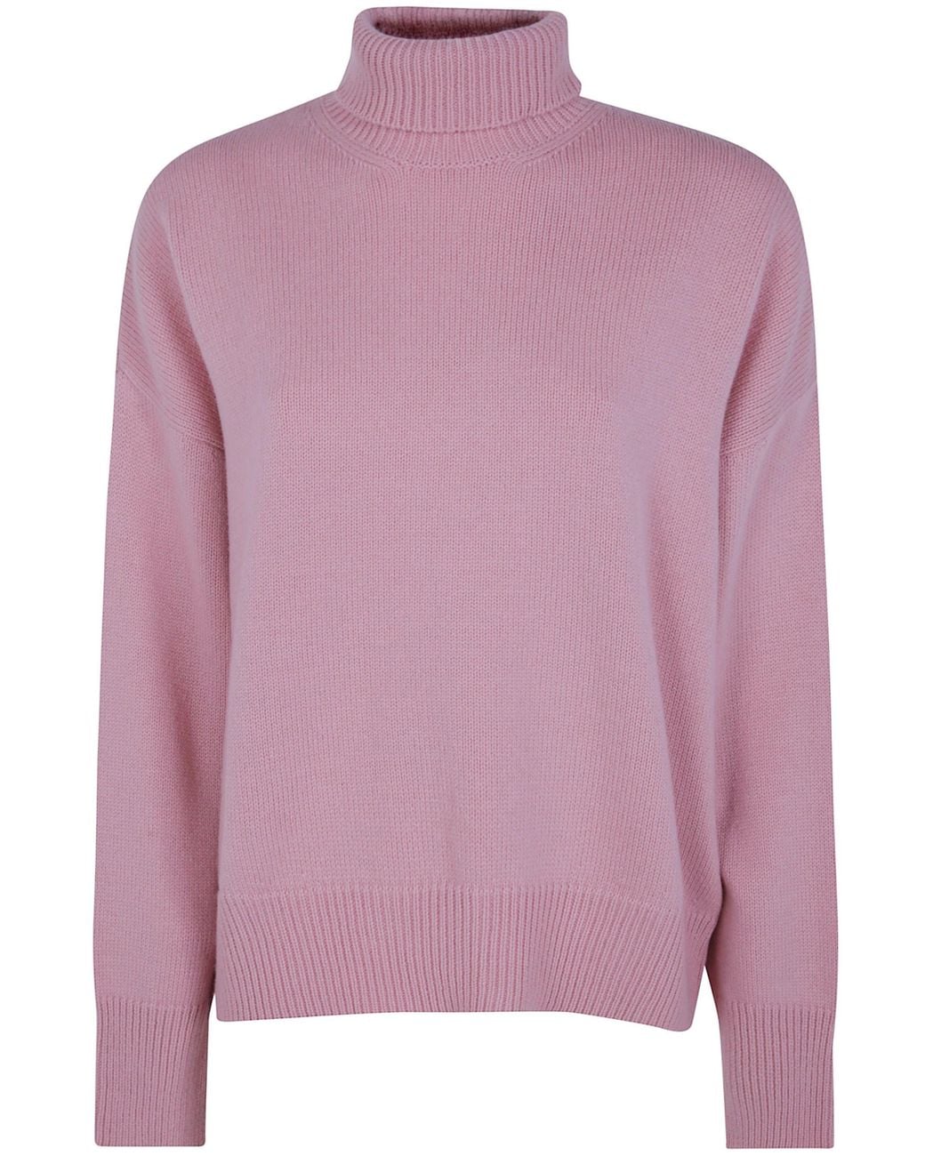 Mrz Pink Sweater Turtleneck Oversized