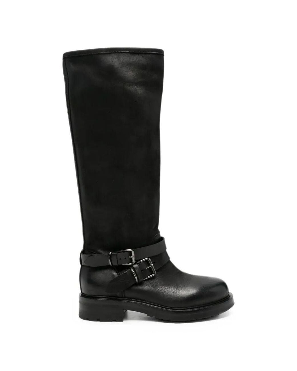 Strategia Black Boots Buckle 'Boston'