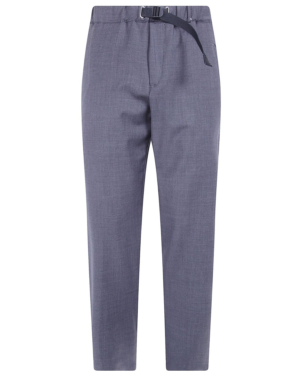 White Sand Blue Trousers Wool for men