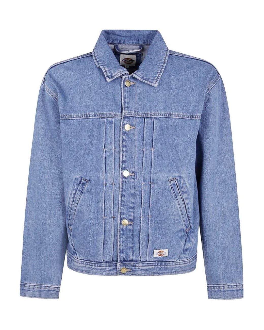 Dickies Blue "Selvedge Pleated" Denim Jacket