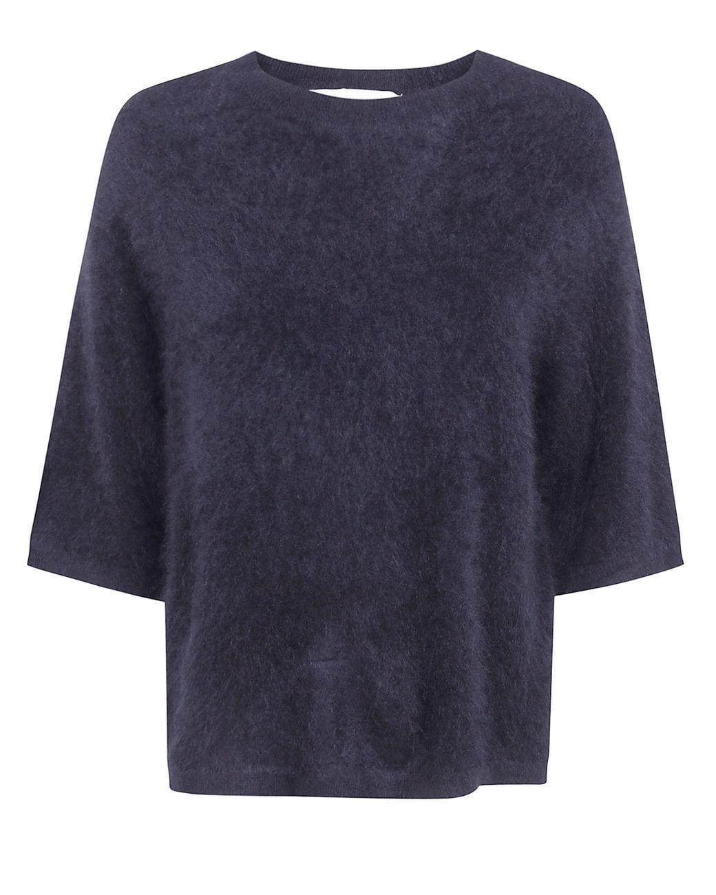 ABSOLUT CASHMERE Blue Sweater Short Sleeve "Jenna"