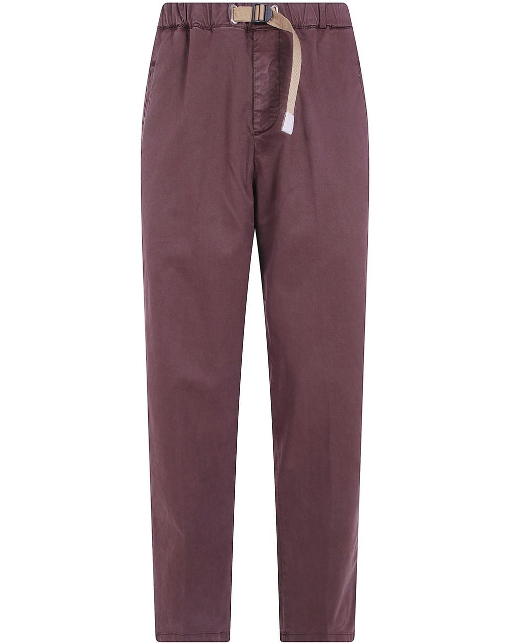 White Sand Purple Trousers Brick for men