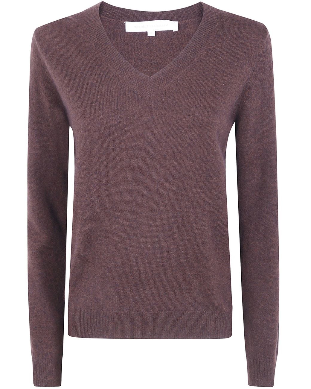 ABSOLUT CASHMERE Purple Sweater V Neck "Alya"