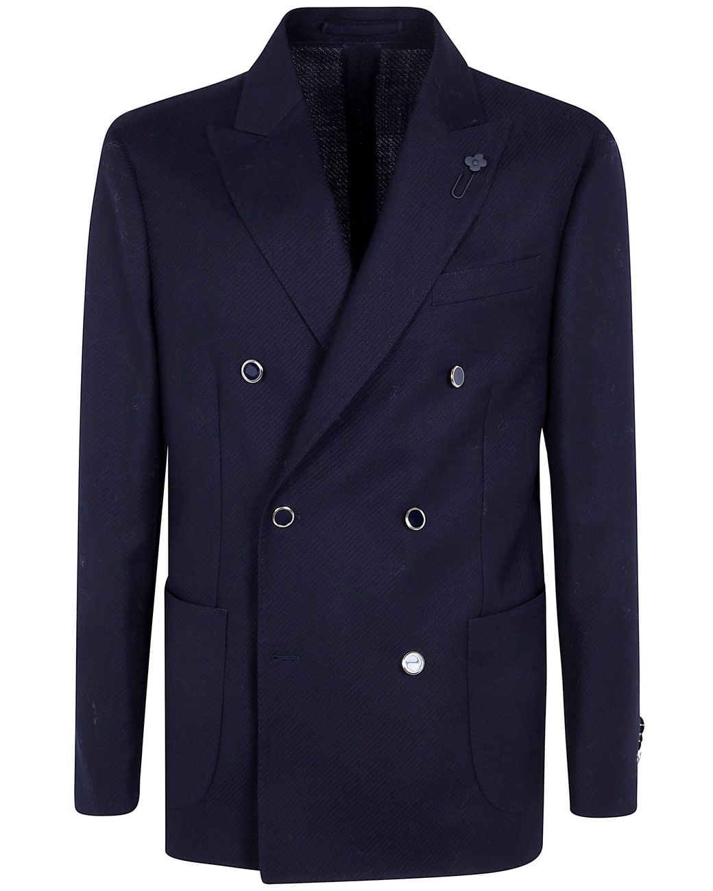 Lardini Blue Jacket Wool "Roma" for men