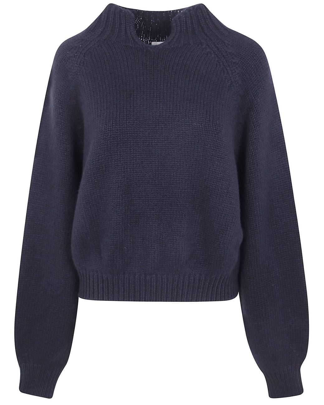 Khaite Blue Cashmere Sweater "Cain"