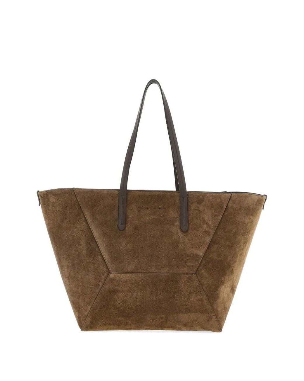 Brunello Cucinelli Brown Classic Shopping Bag