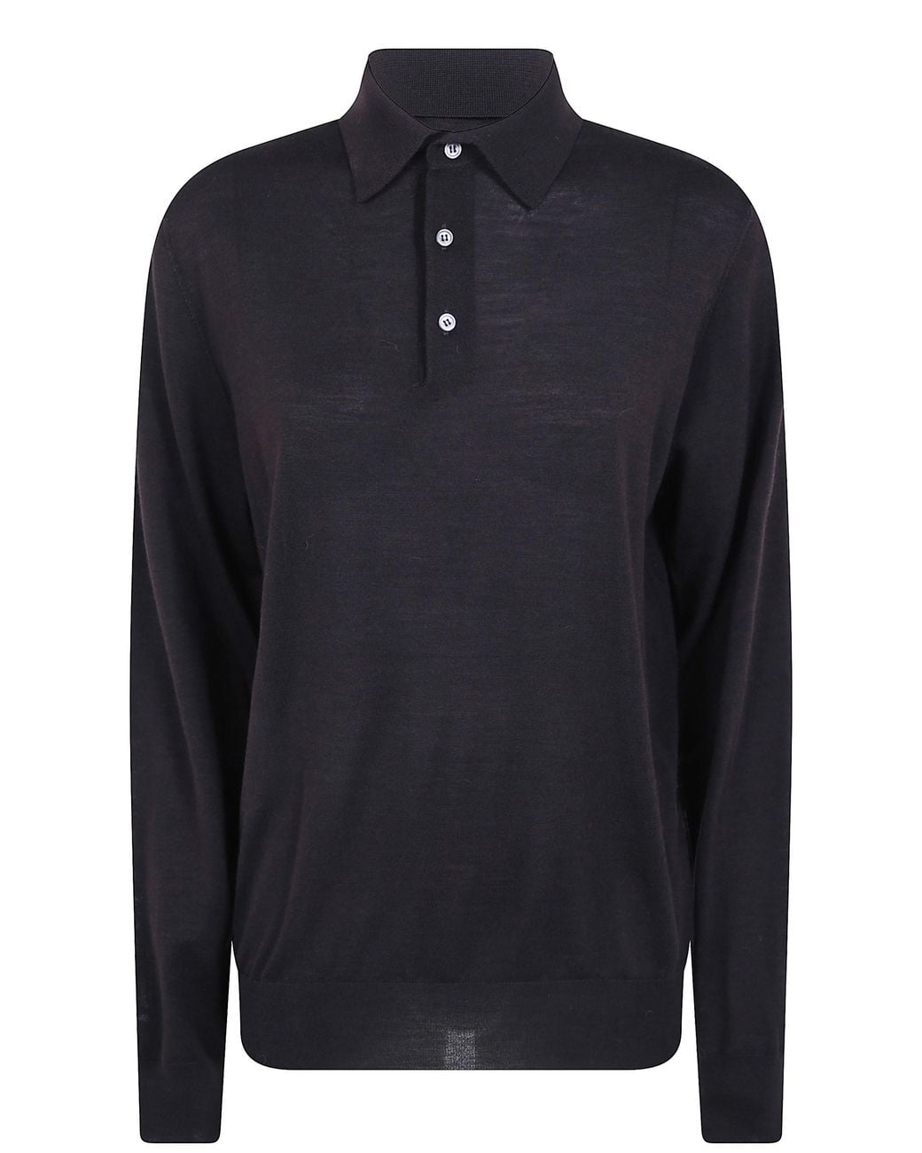 FILIPPO DE LAURENTIIS Blue Polo Neck Sweater for men