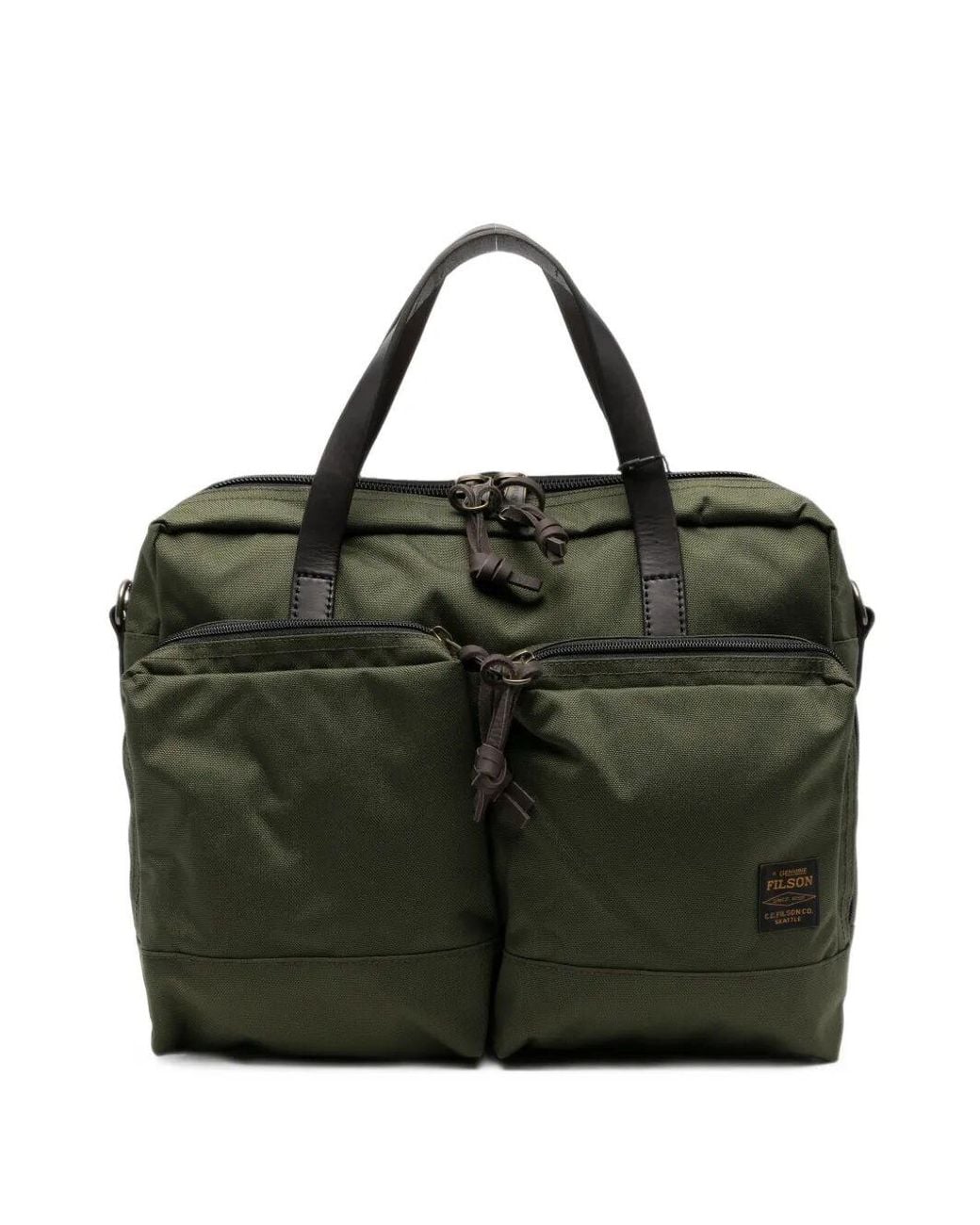 Filson Black Laptop Bag Polyamide "Dryden" for men