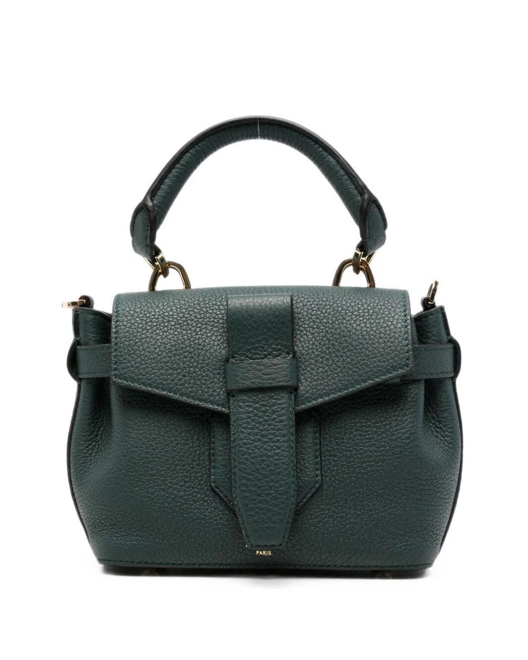Lancel Black Handbag Leather "Charlie Mini"