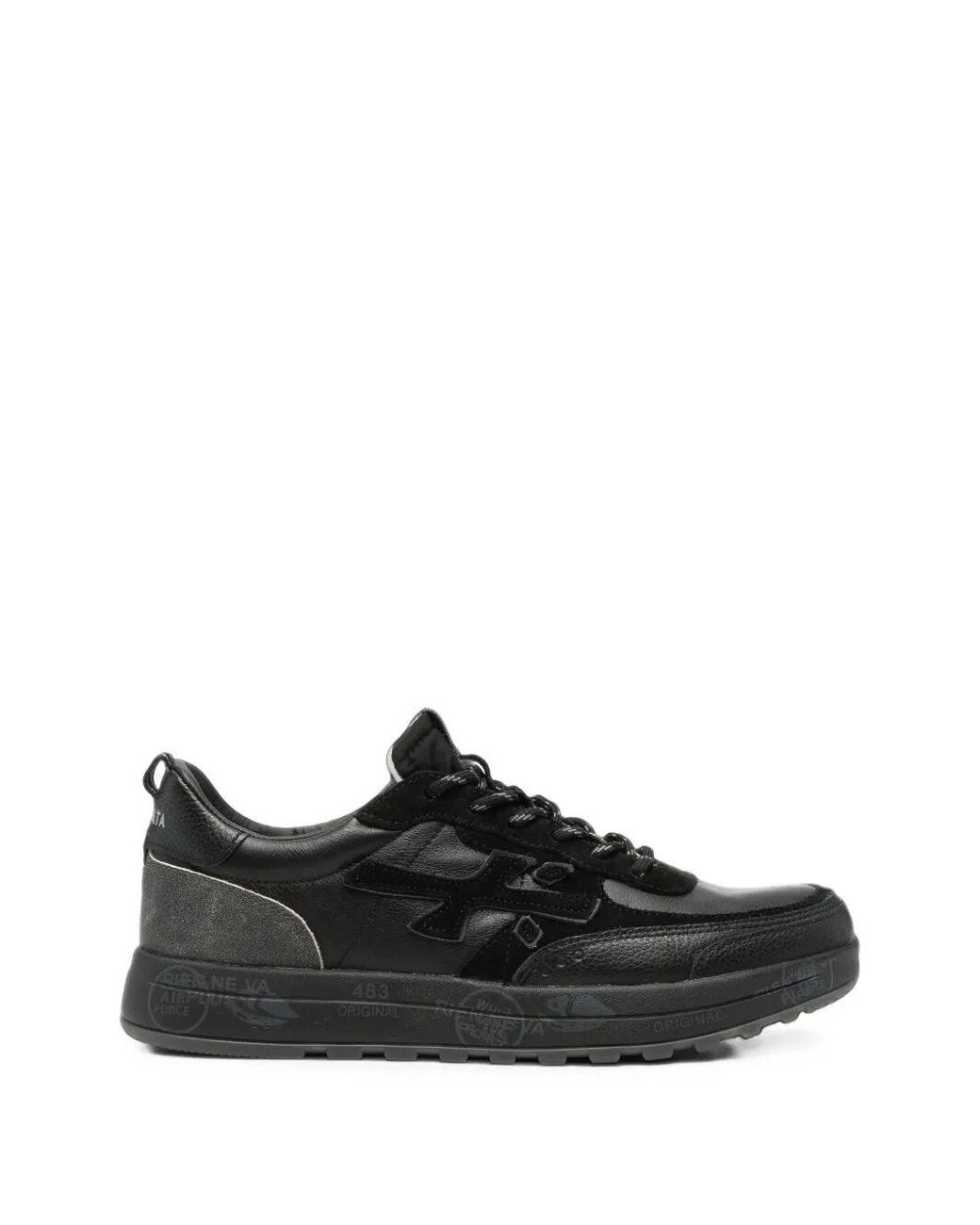 PREMIATA SNEAKERS Black Trainers "Nous" for men