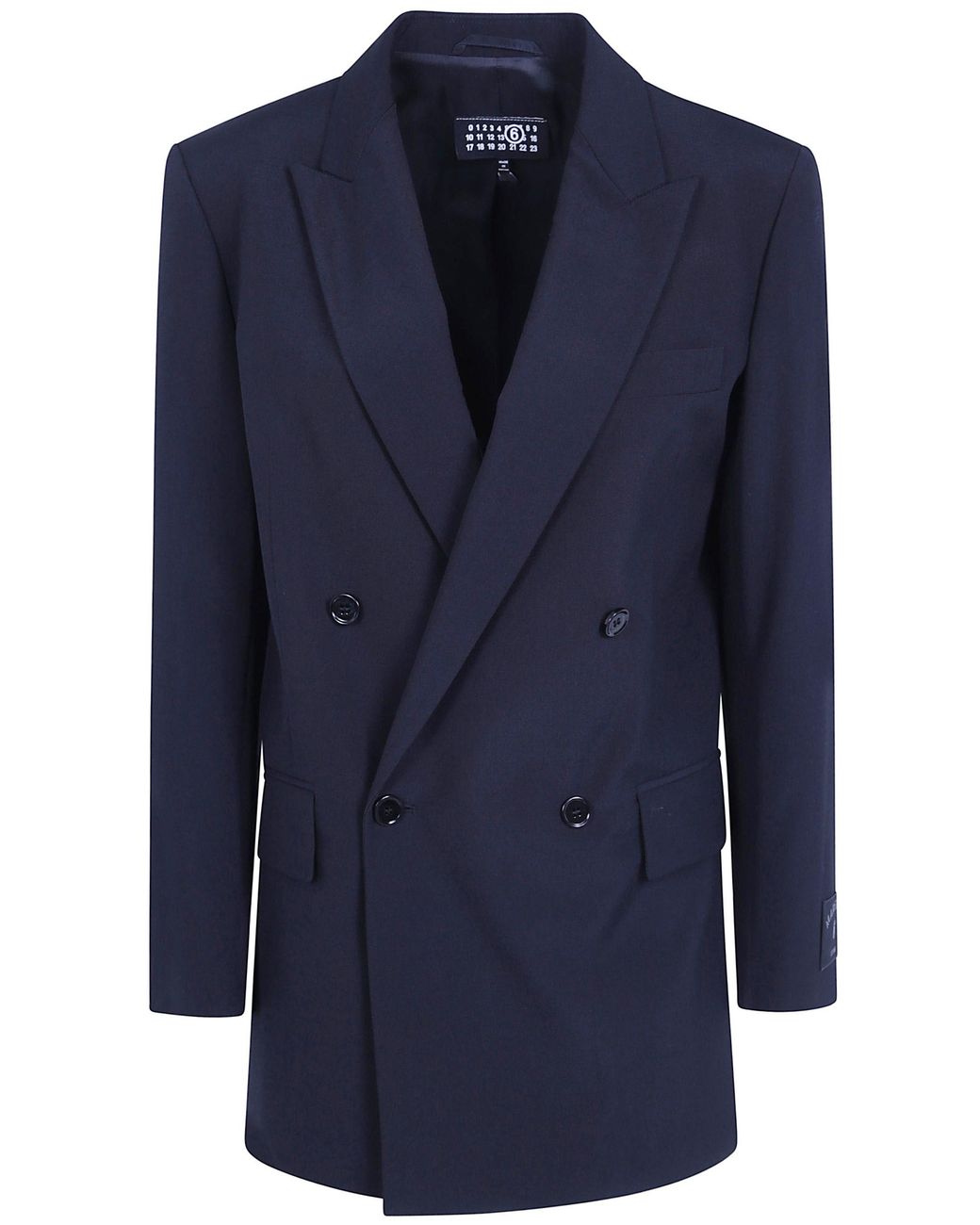 MM6 by Maison Margiela Blue Jacket Formal Blazer