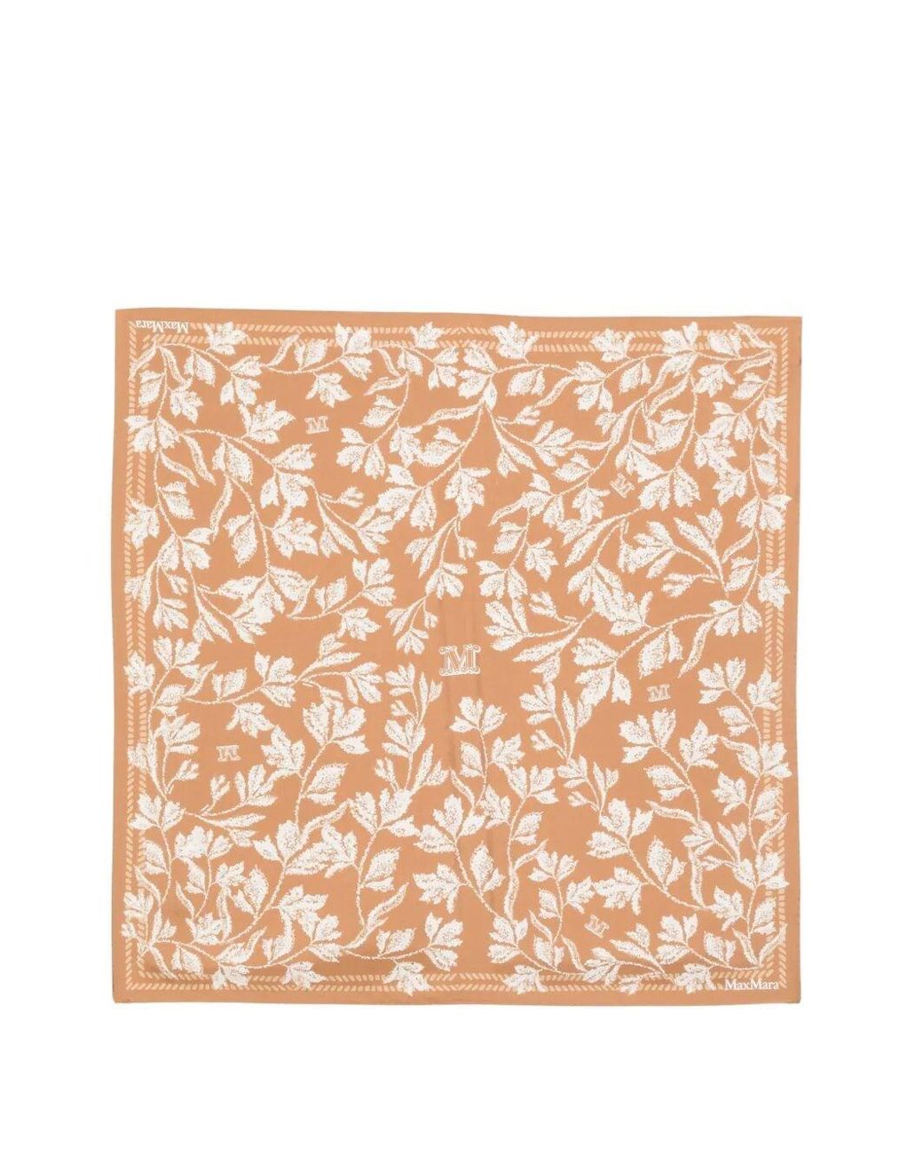 Max Mara Natural Carre Printed Foulard