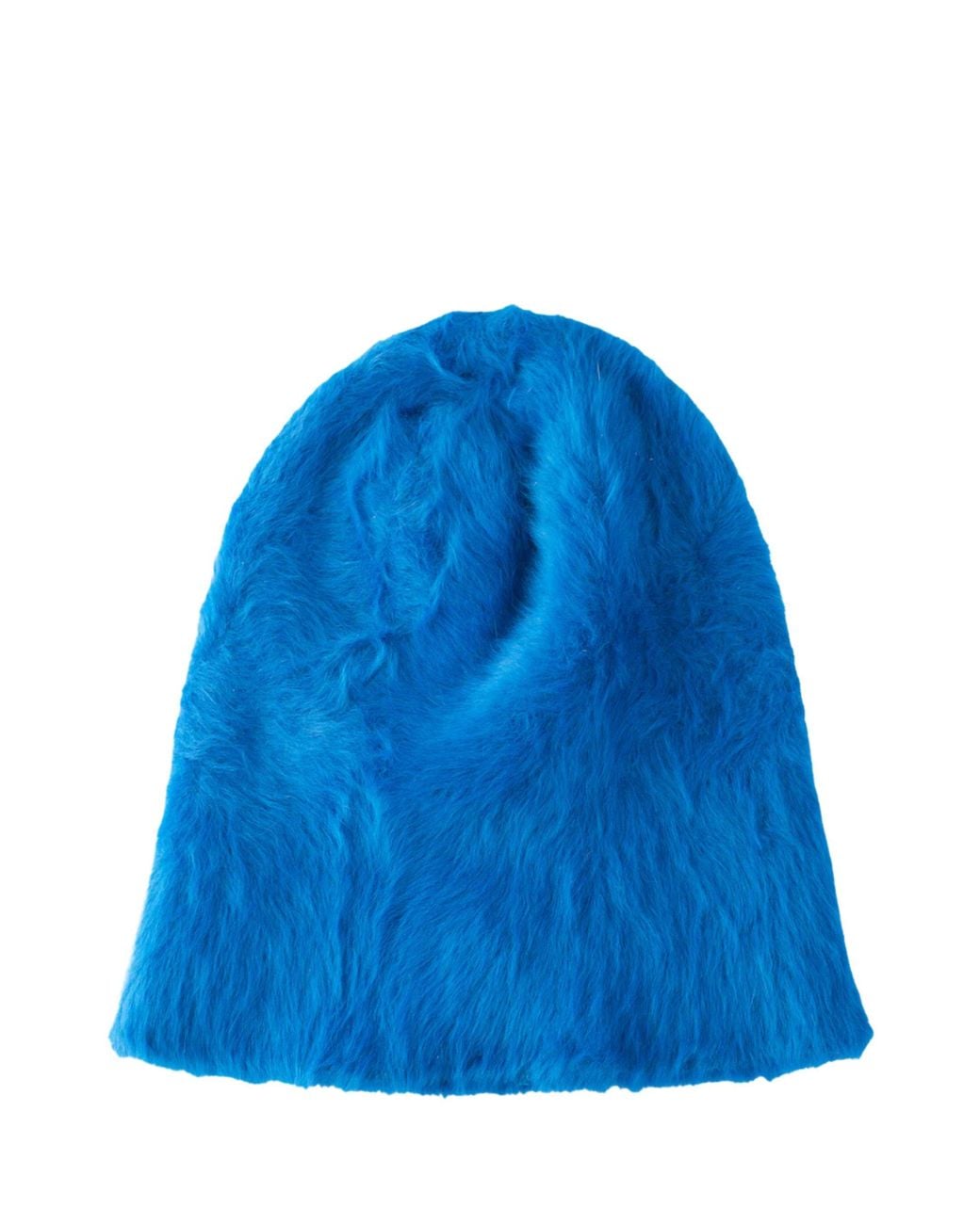 About Blue Angora Beanie