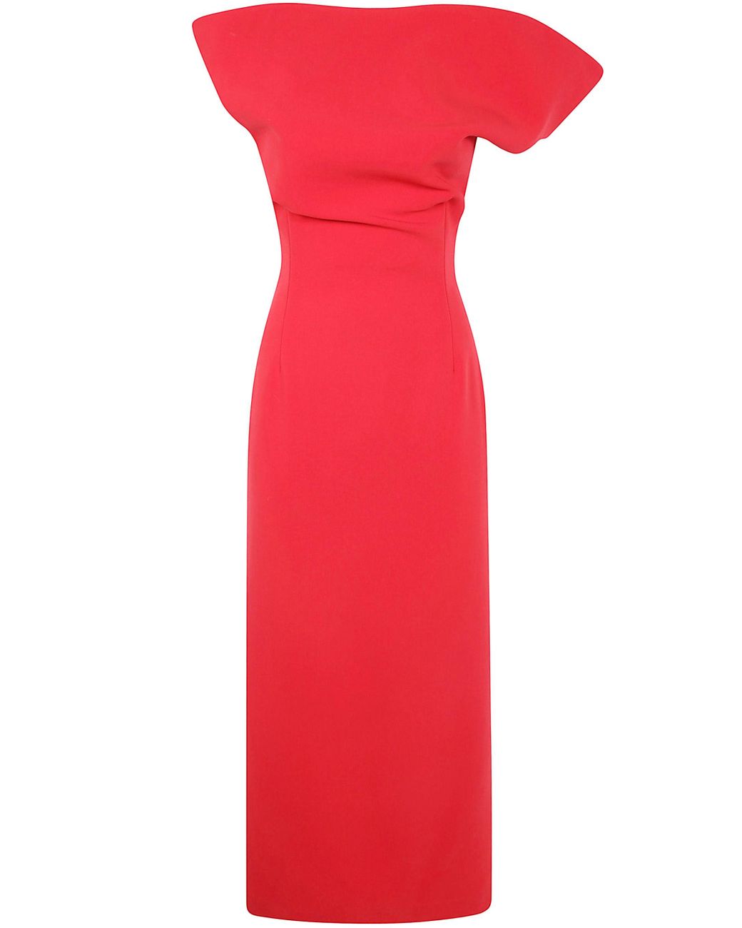 Magda Butrym Red Sukienka Midi Dress