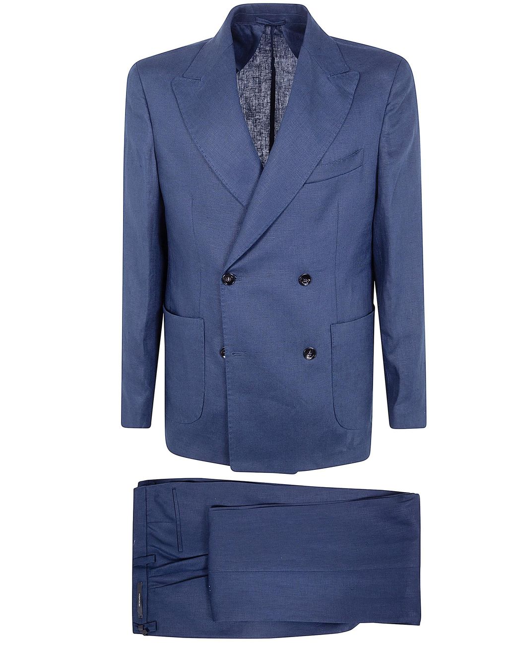 Michael Coal Blue Suit Pure Linen Austin for men