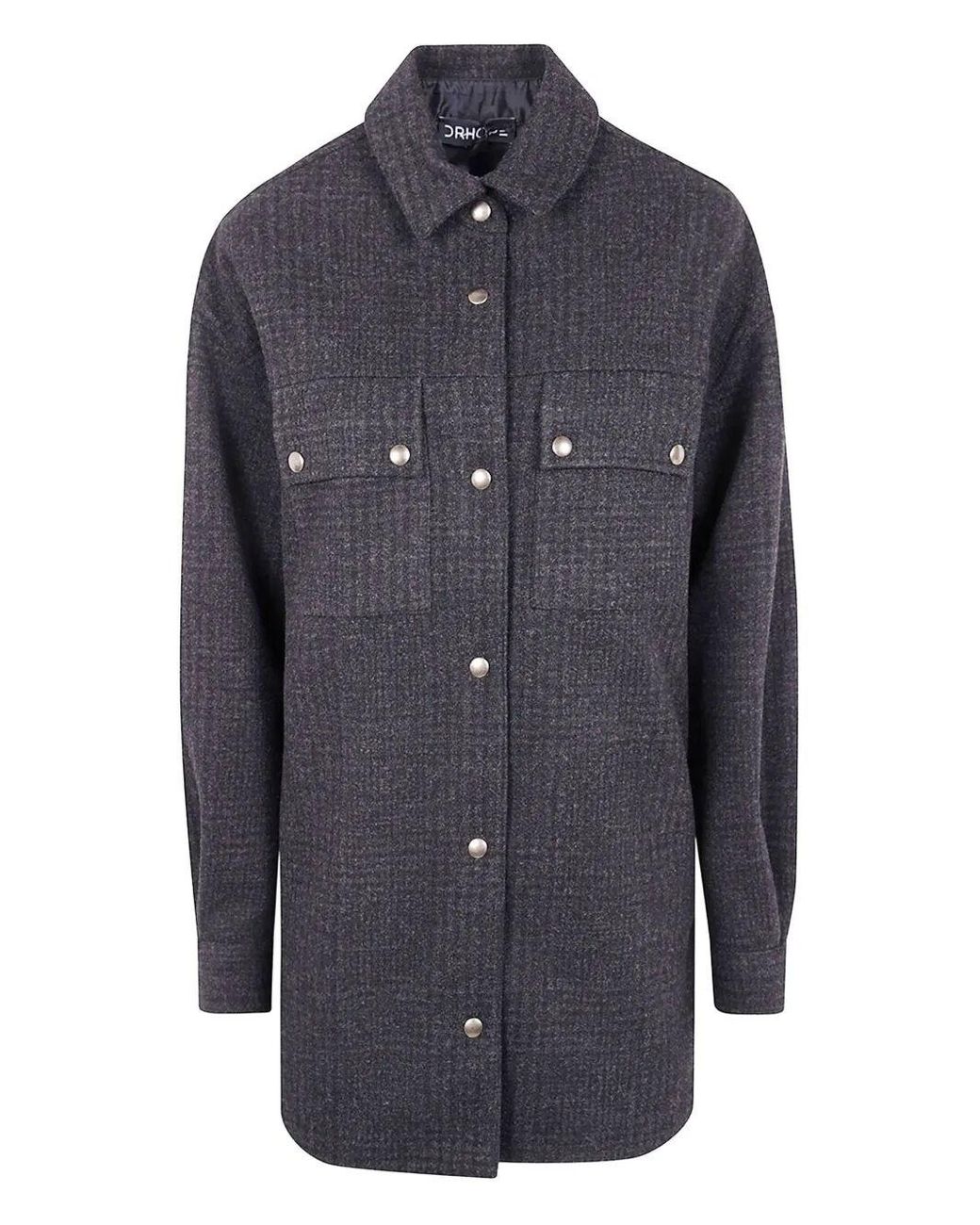 DR. HOPE Blue Pockets Shirt Jacket