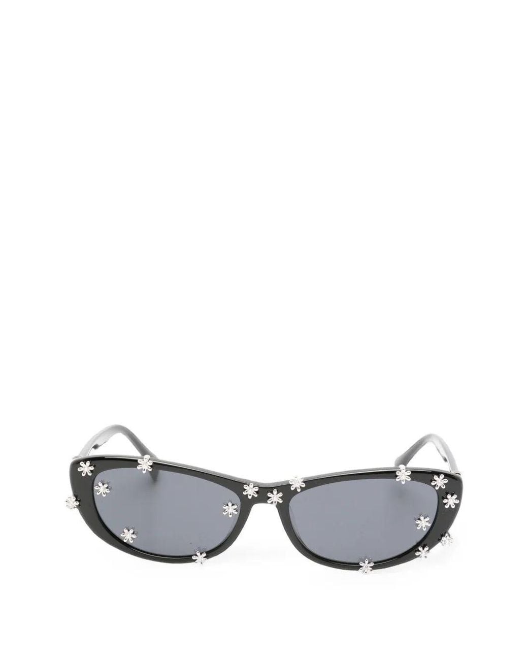 YVMIN Gray Sunglasses With Floral Detail "Flower"