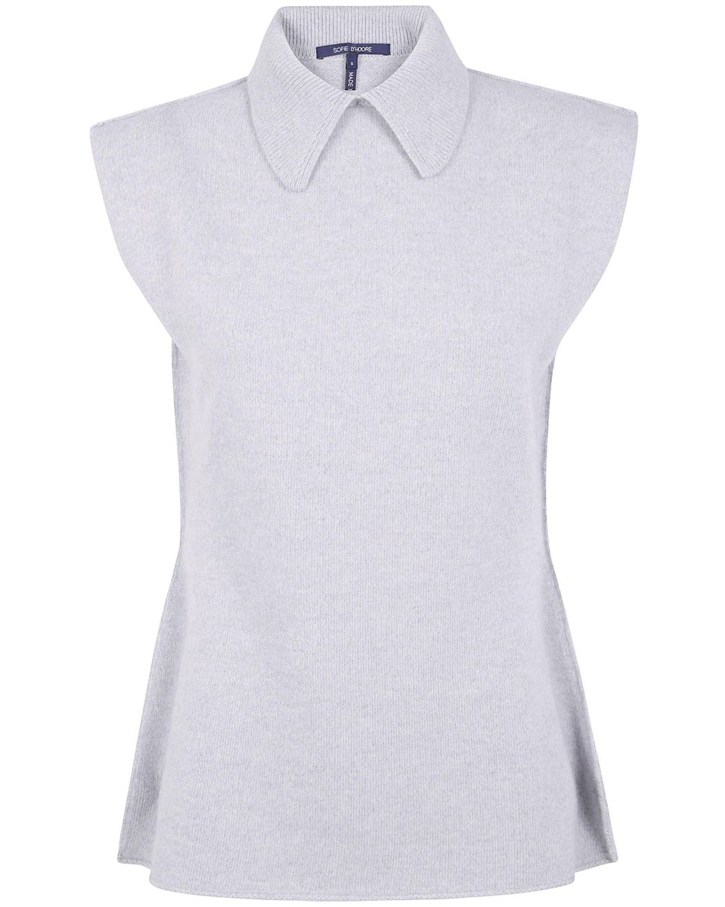 Sofie D ́hoore Gray Wool Waistcoat