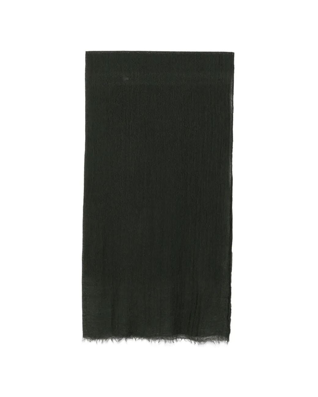 Destin Black Scarf Wool Cashmere "Giglio Mega 140X180 Cm"