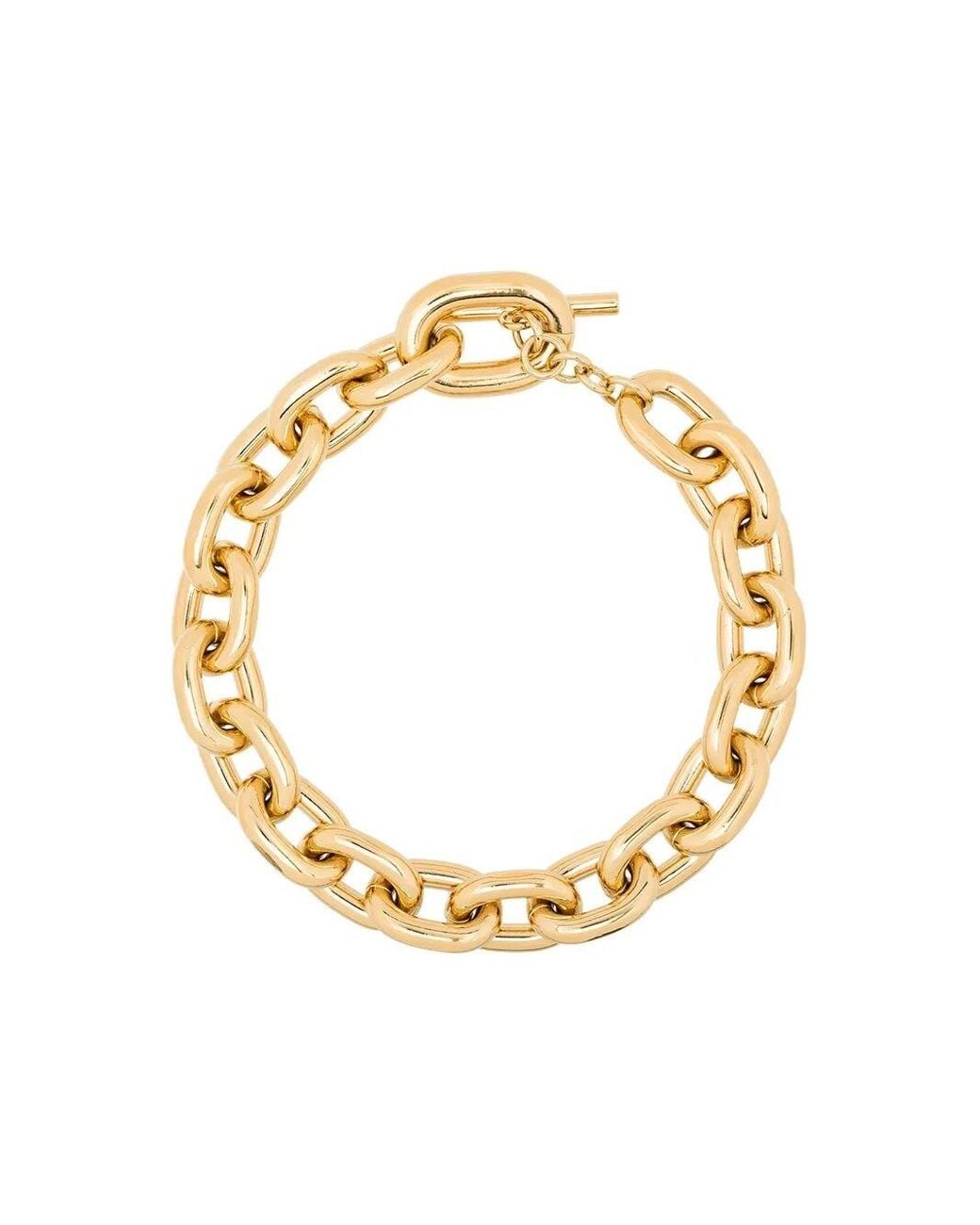 Rabanne Metallic Xl Link Neck Choker