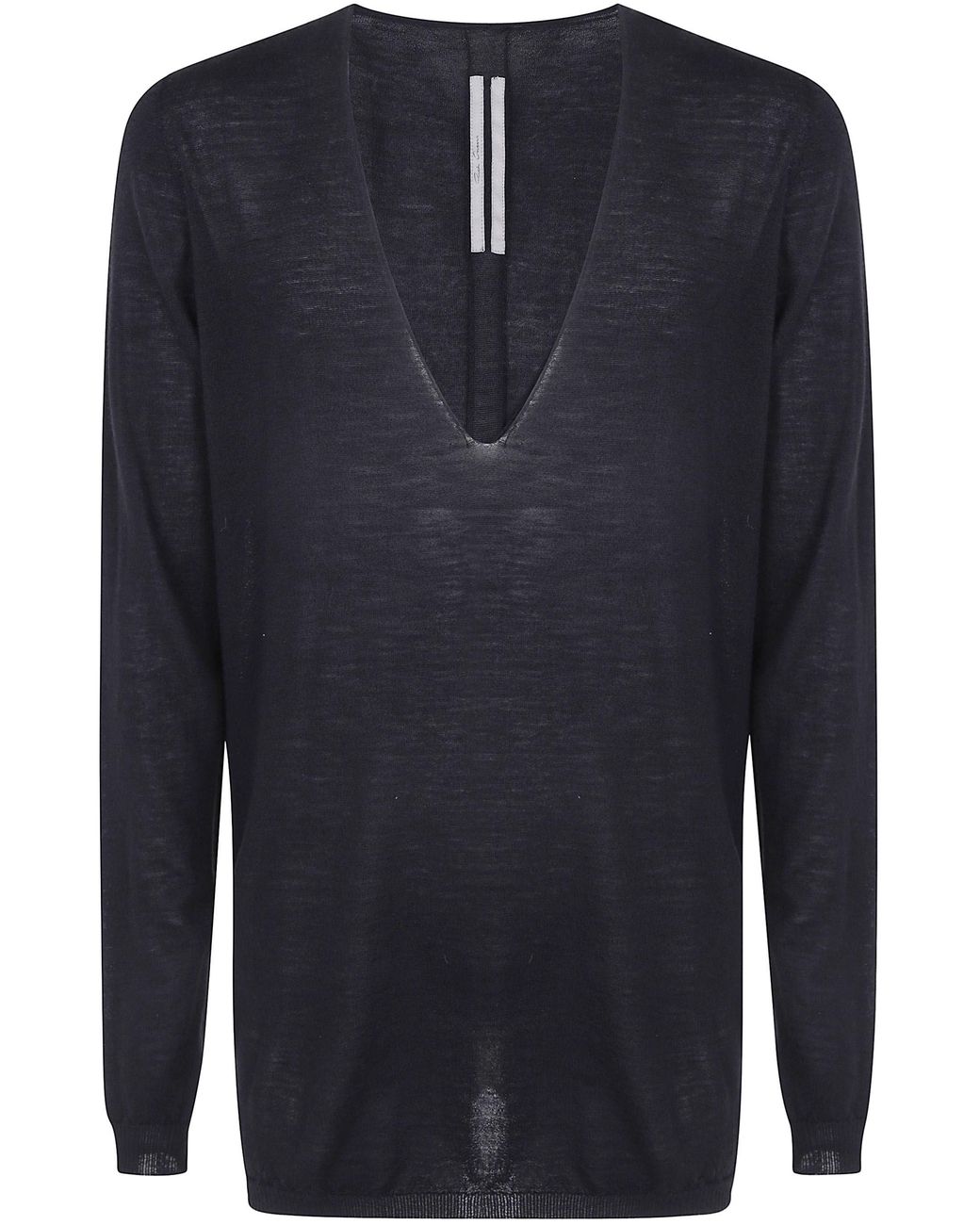 Rick Owens Blue "Oversized V" Sweater for men