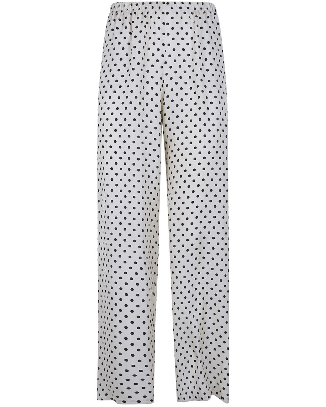 Laura Urbinati Gray Elastic Waist Trousers