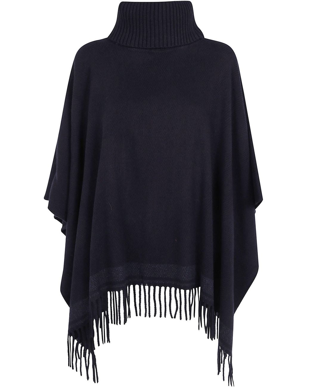 Ralph Lauren Blue Poncho Ruana "Ruana"