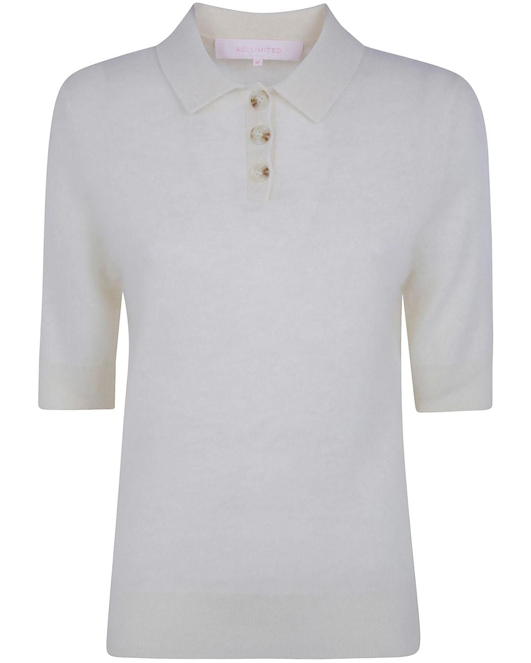 ABSOLUT CASHMERE Gray Short-Sleeve Sweater "Margot"