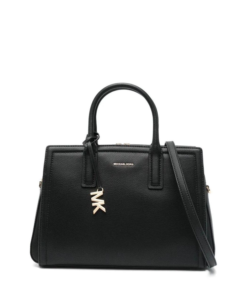 MICHAEL Michael Kors Black Laila Sactchel Medium Satchel Bag