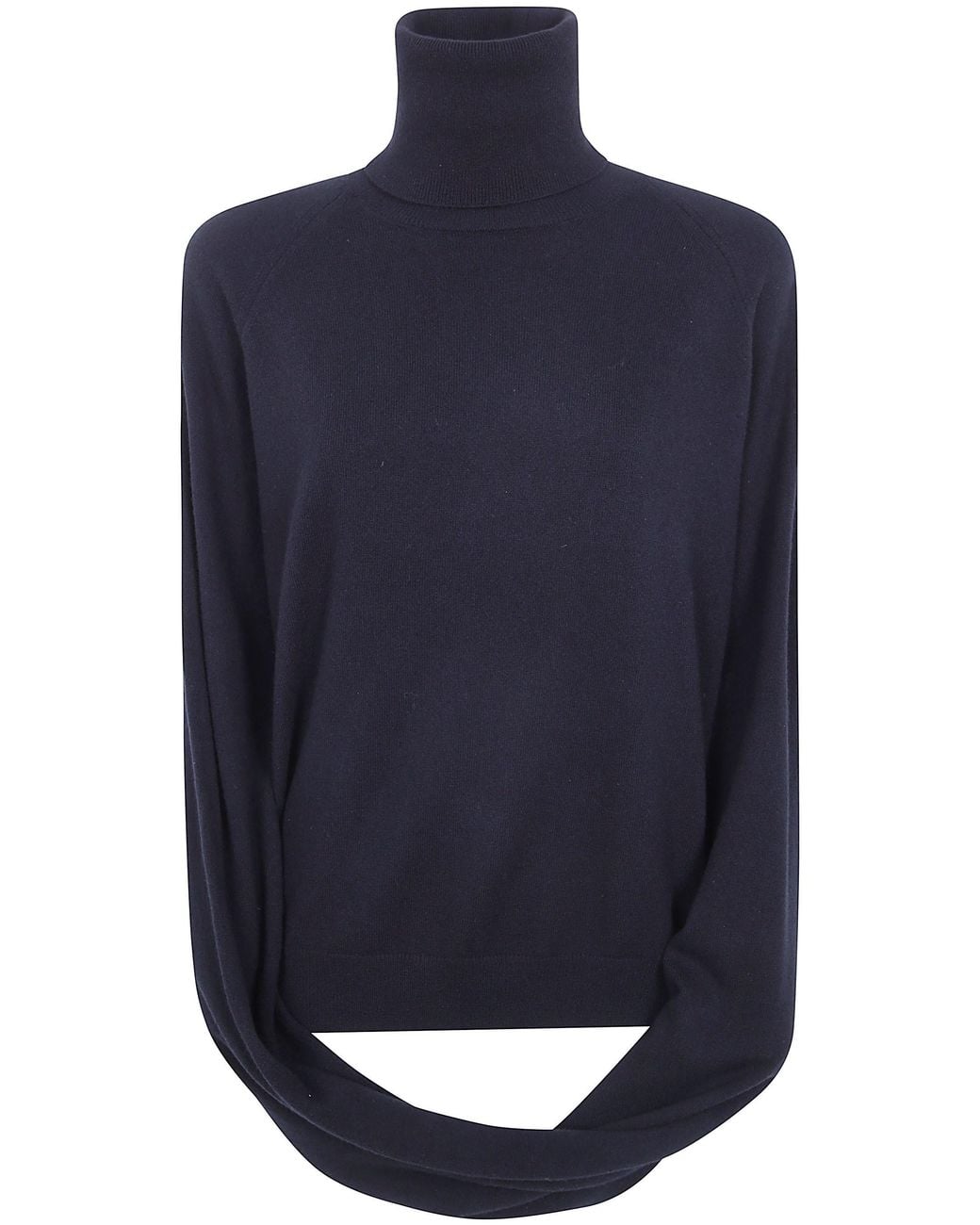Uma Wang Blue Wrap Top "Wrap Top"